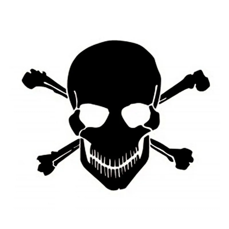Pink Skull Bones Bow Tie Skull funny car vinyl sticker decal window