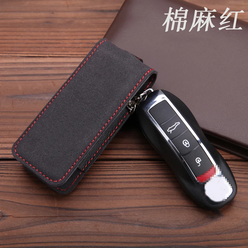 Avtomobilski ključ za denarnico za moške za zaščitne torbe na daljavo, zaščitni ključ za ključe modne torbice Macan Panamera