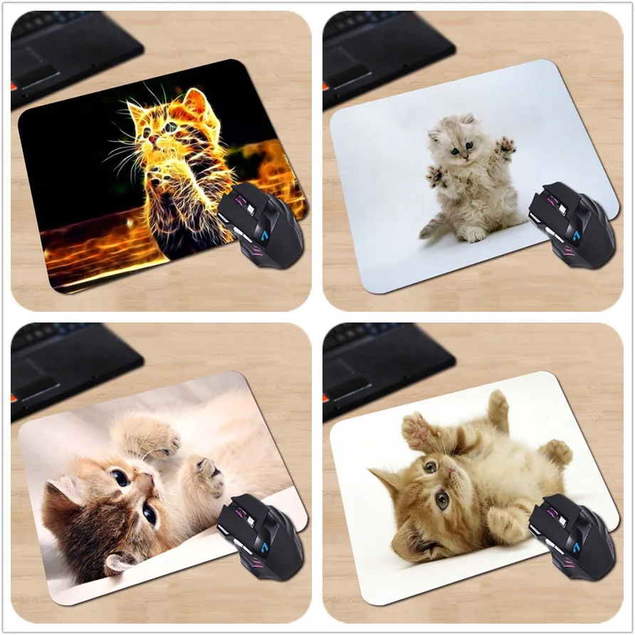 Make Your Own Amazing Mouse Pad Cutey Luminous Kitty Kitten in Dark