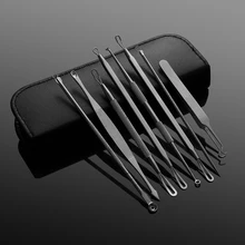 1 набор из нержавеющей стали, средство для удаления черных точек, профессиональный инструмент для ухода за лицом