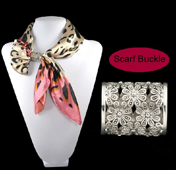 chrysanthemum jewelry Scarf Slide Tube scarf buckle scarf jewelry