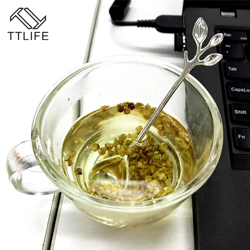 TTLIFE 1 шт., креативная ложка для кофе, ложка для мороженого, деликатная чайная ложка, столовые приборы, кухонный инструмент