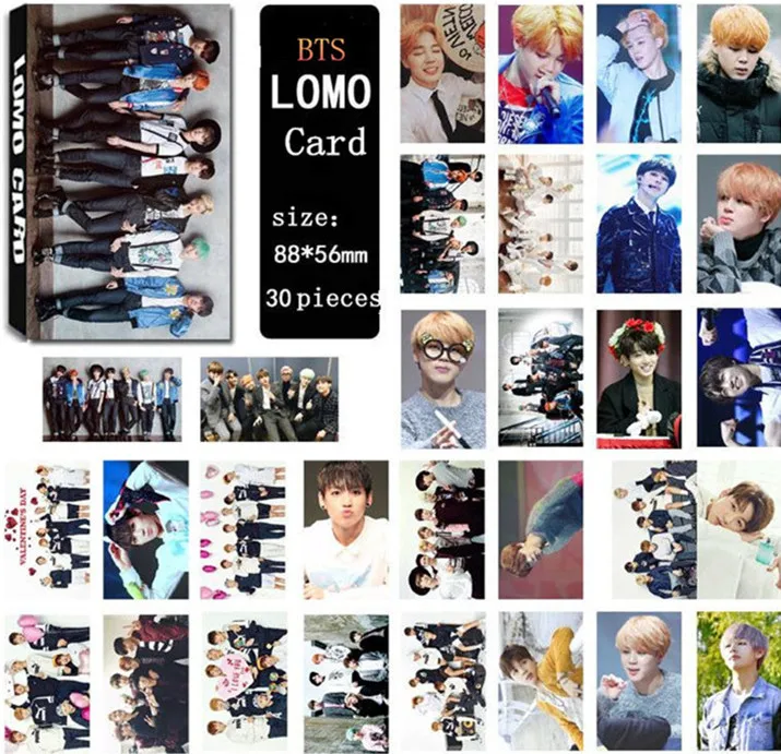Oppa магазин новый BTS bangtan обувь для мальчиков новая мода разнообразие Lomocard супер