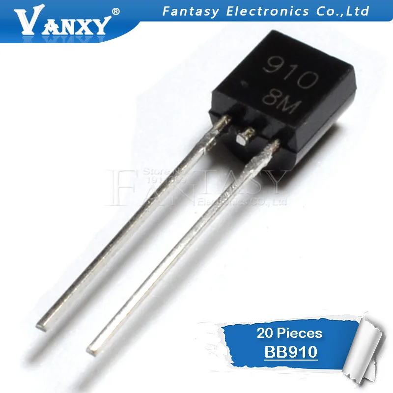 

20pcs BB910 910 TO-92 910 TO92S varactor diode new original