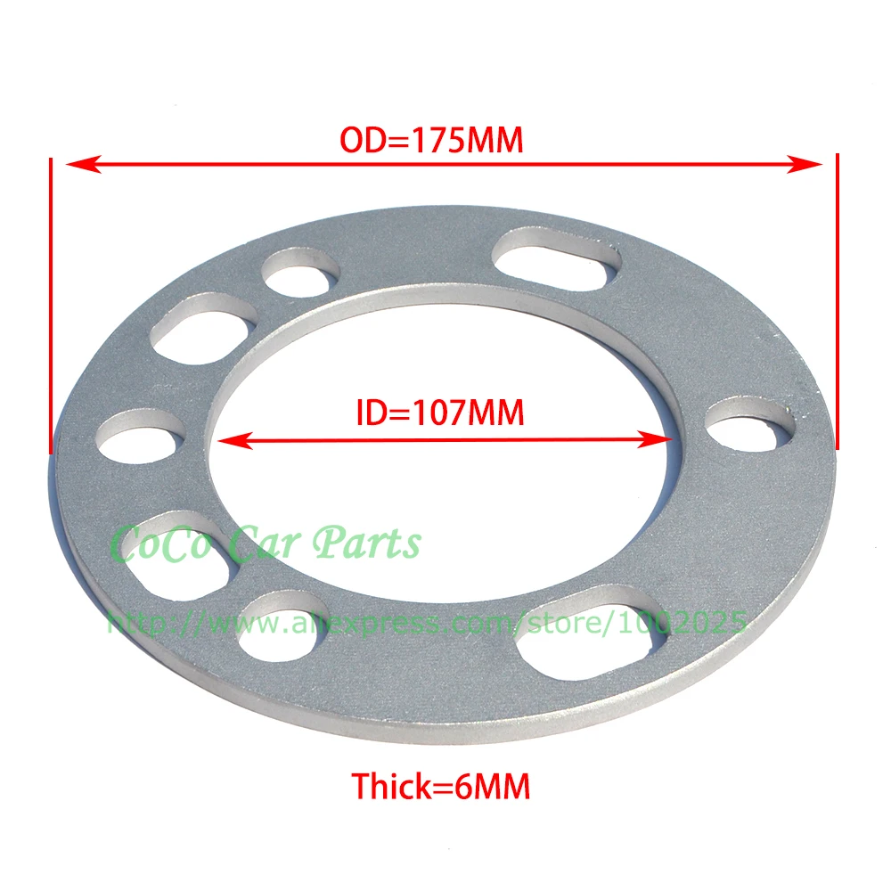 6mm wheel spacer shims plates ET Adjuster (1)