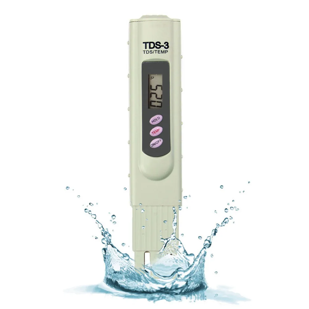 TDS-3 ЖК-цифровой тест качества воды er измеритель чистоты очиститель воды аксессуары тестовый фильтр ручка с кожаной сумкой 1 шт. J3