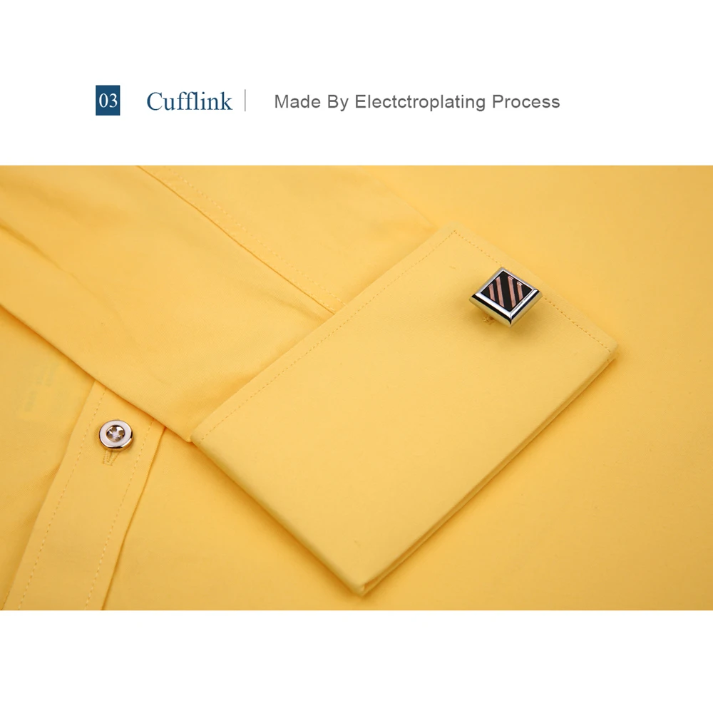 Koop Alimens   Gentle Heren Franse Manchet Overhemd Mannen Lange Mouwen Effen Kleur Gestreepte Stijl Manchetknoop Omvatten 2019 Fashion Nieuwe