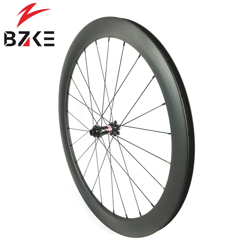 Excellent BZKE 700C Super light carbon wheelset road disc 35 38 45 50mm depth tubeless carbon wheels road bike carbon road wheels 2