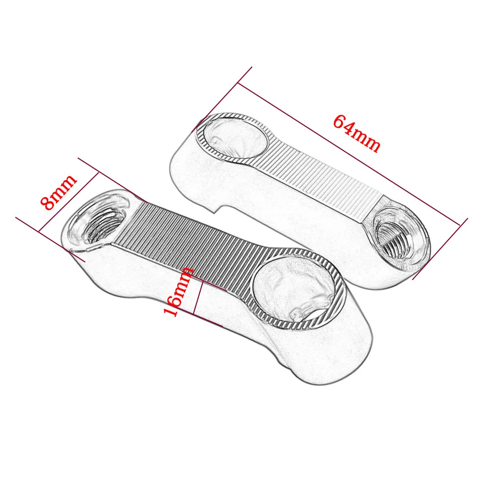 Для Honda CB400 VTEC CB1300 CB1100 CB500F CB600F Moto Parts 10 мм 8 мотоциклетные зеркала заднего вида