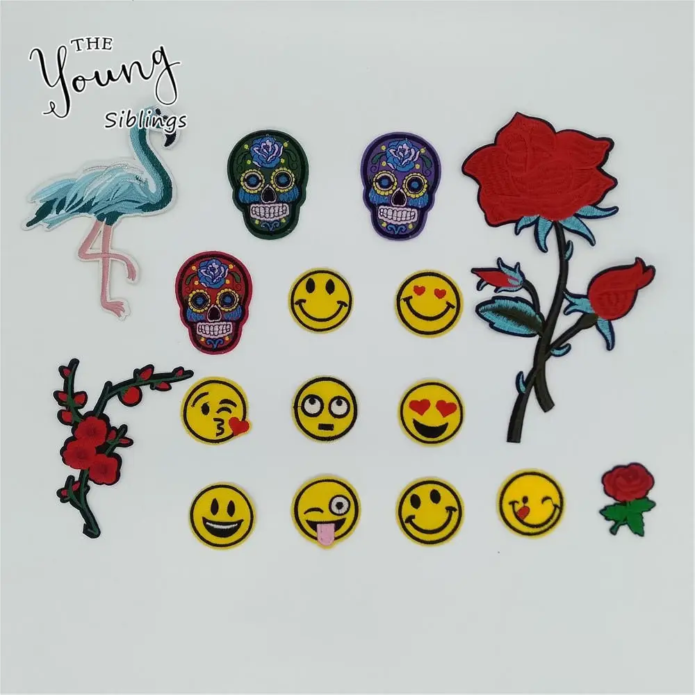 

Fashion Different Patch Hot melt adhesive Applique Sewing Embroidery patches stripes DIY Badges Clothing Accessories C5596-C5614
