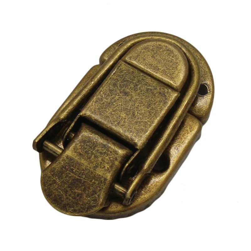 2pcs Antique Bronze Box Buckle Hasp Lock Small Padlock for Jewelry