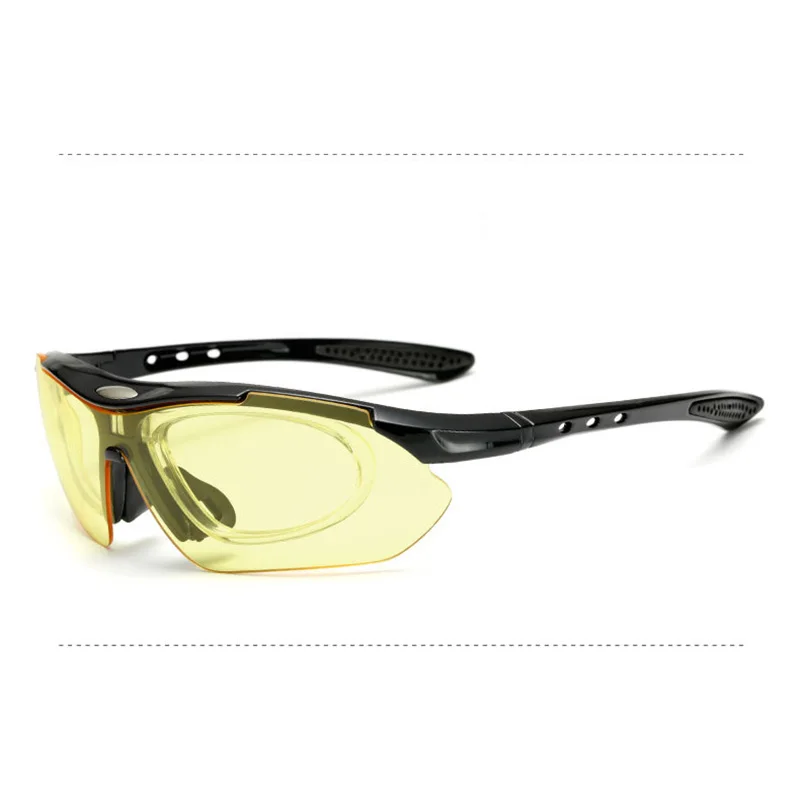 

Multi-function UV400 outdoor sport cycling sunglasses Myopia can be worn Safety explosion-proof bicycle sunglasses unisex 5 Lens