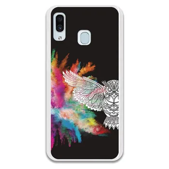 

Stand case costume drawing Owl WP006 for Samsung Galaxy A30