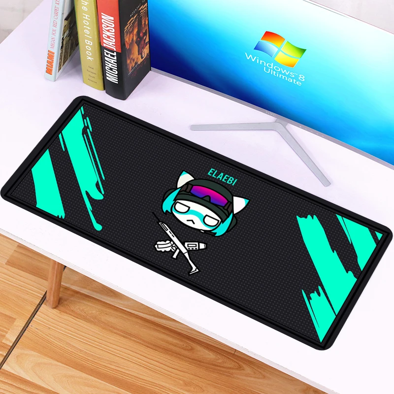  SIANCS XL Large PC Gaming Mousepad Gamer 70x30cm Rainbow Six Siege Mouse Pad Rubber For Computer La