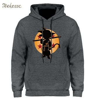 

Dragon Ball Z Pocket Hoodie Men Japan Anime Hoodies Mens DragonBall Hooded Sweatshirt 2018 Winter Pullover Long Sleeve Outerwear