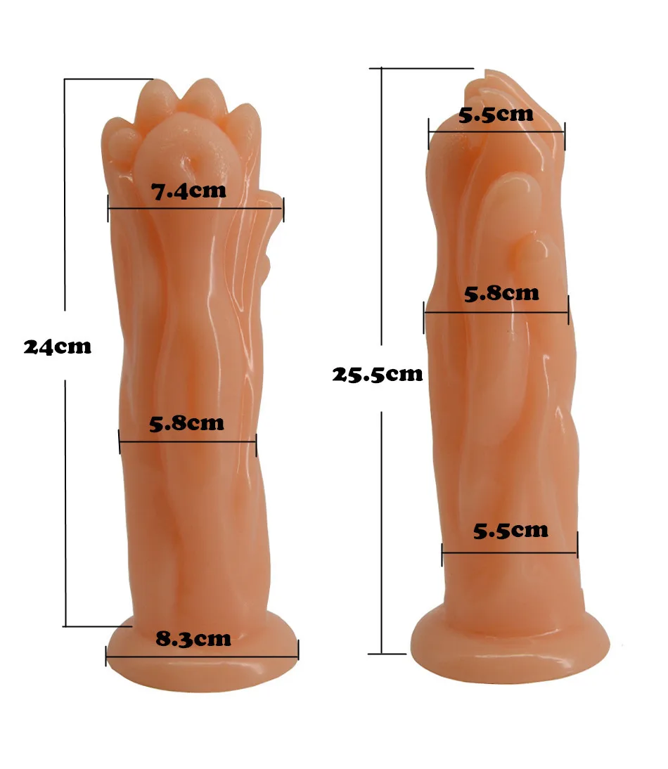 Realistic Bear Paw Dildo Huge Dildo super large Thick anal plug strong sucker big butt stimulate adult sex product Pleasure wand