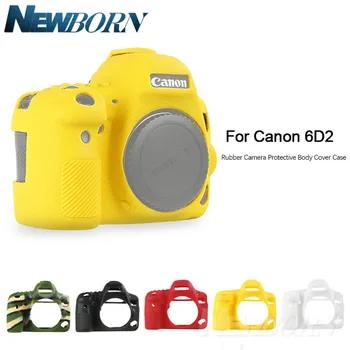 

for Canon 6D2 Soft Silicone Rubber Camera Protective Body Case Skin for Canon 6D MARK II 6DII 6D2 Camera Bag Protector Cover