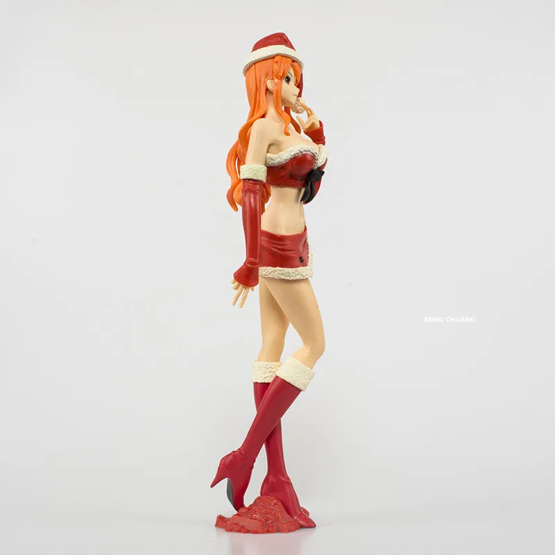 ONE-PIECE-Glamour-Christmas-Lade-Nami-The-Straw-Hat-Pirates-Roronoa-Zoro-Partner-PVC-25CM-Action (2) - 
