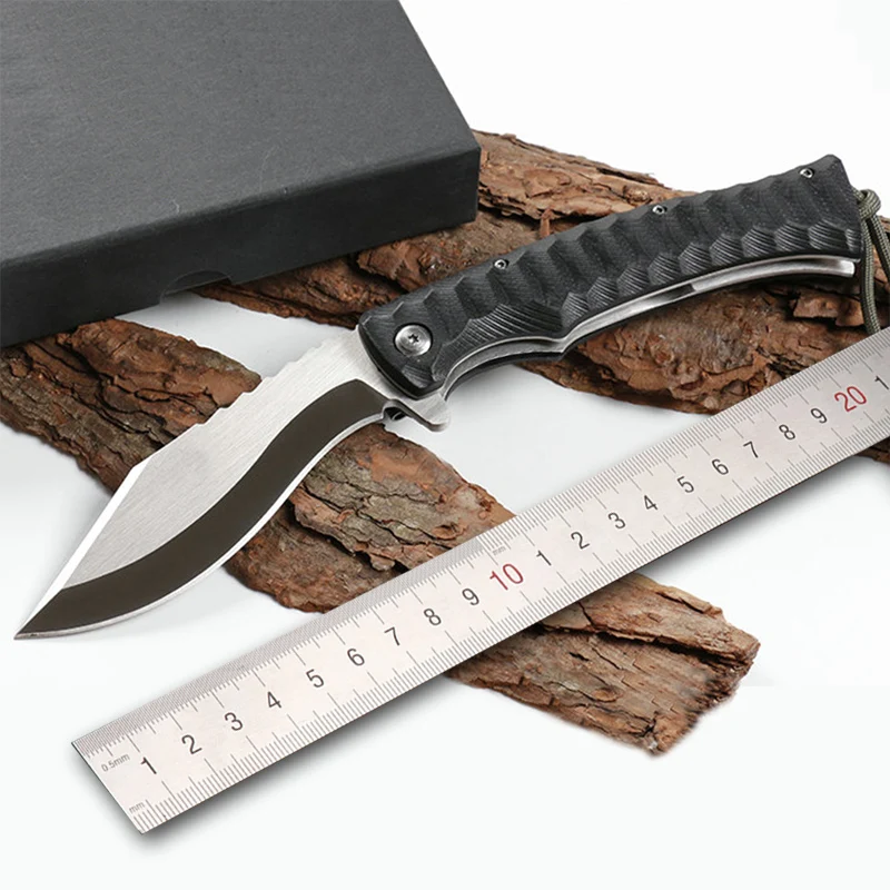 Free shipping Sharp 7CR14MOV steel folding knife New High end Tactical