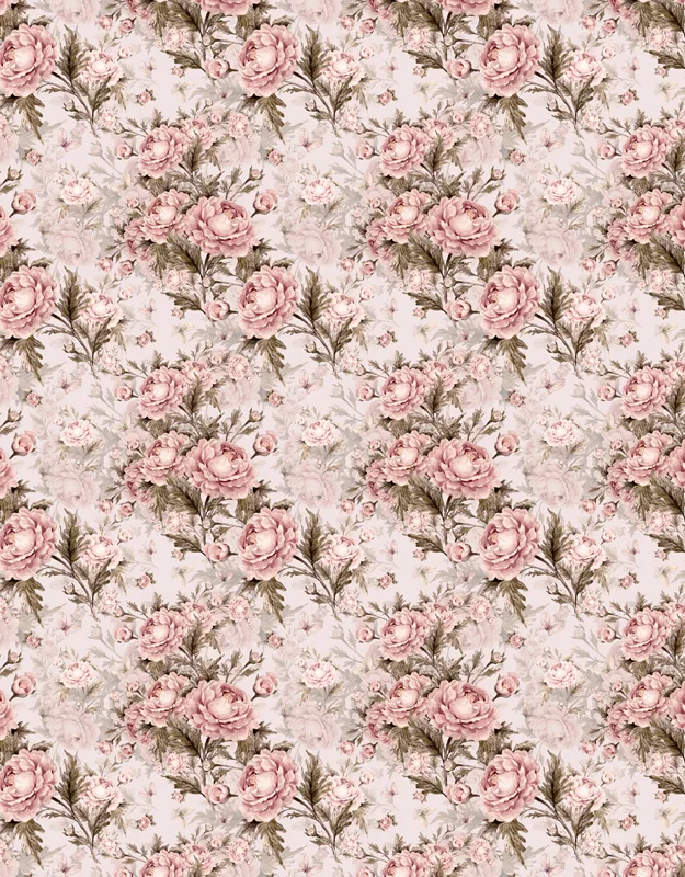 5x7FT Antique Light Pink Flowers Pattern Wall Custom Photo Studio Backdrop Background Banner Vinyl 220cm X 150cm | Электроника