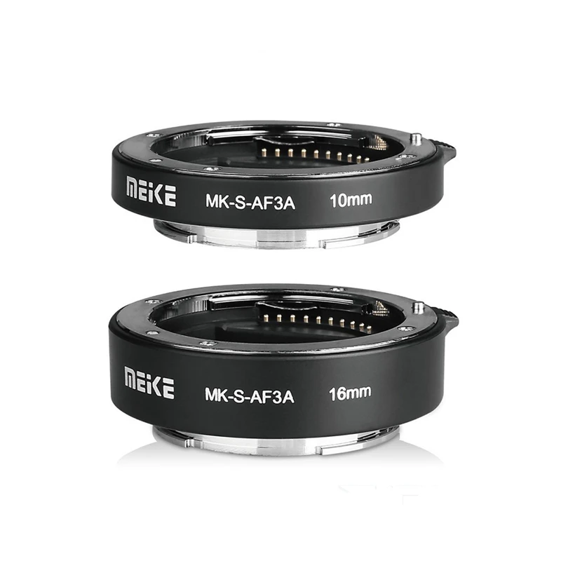 Удлинительная макротрубка Meike с автофокусом 10 мм 16 для Sony E Mount FE A7SII A7R NEX F3 Женская