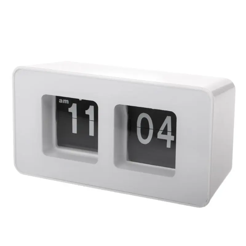 Retro Flip Classic Stylish Desk Auto Modern Wall Clock for clocks