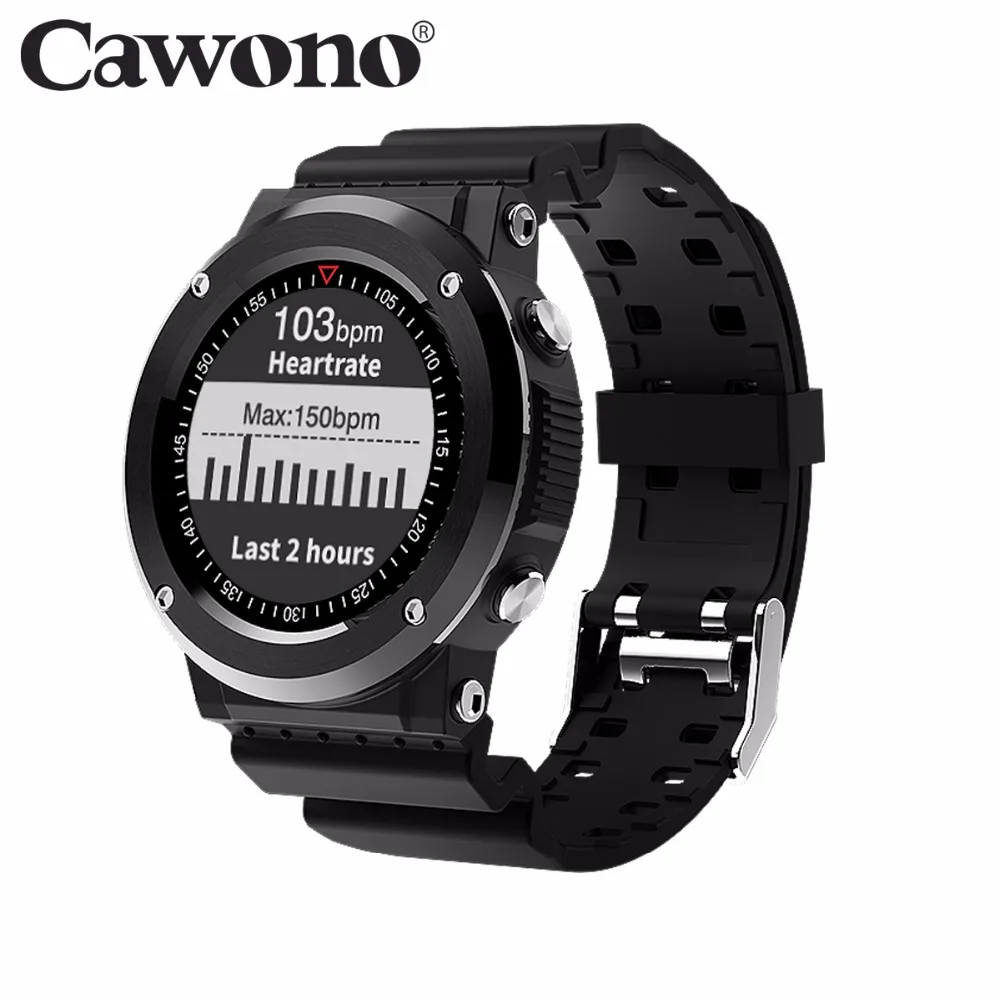 Cawono CN3 Bluetooth фитнес браслет GPS MT2523 Smart Watch умные смарт часы Sport мужские сердечного