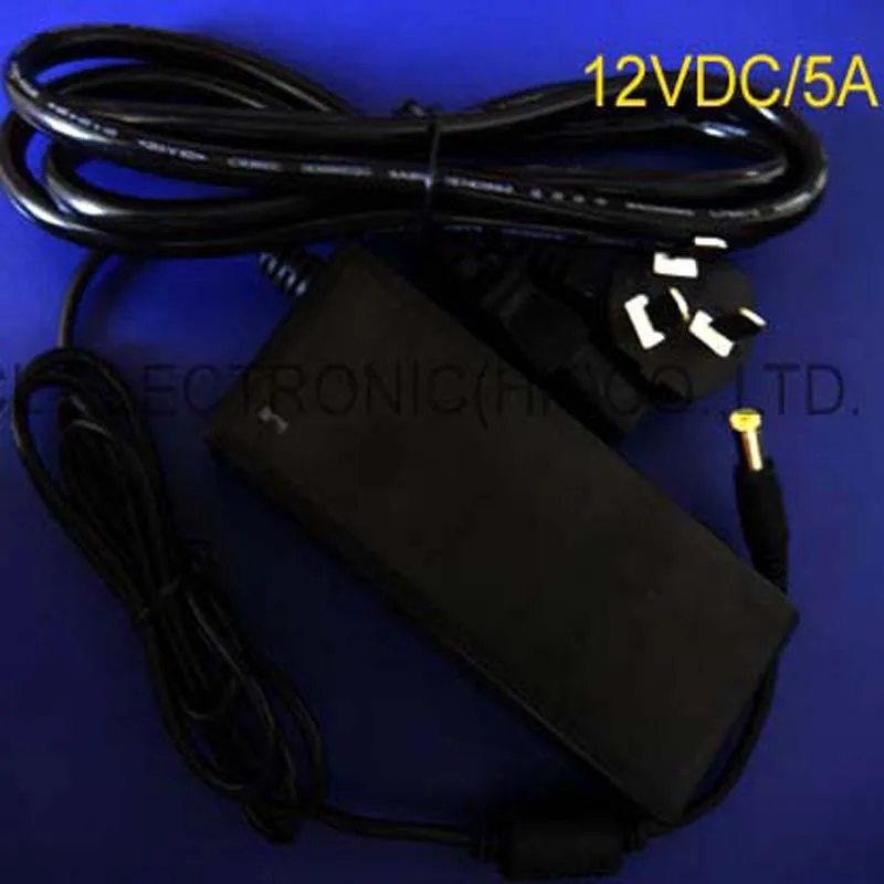 Высококачественный AC100-240V to DC12V 5A 60W преобразователь адаптер импульсный источник