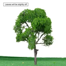 4,7 дюймов Дерево модель здания Пластик Миниатюрный Мини фигурки деревьев поезд макет пейзажей миниатюры диорамы 1: 75 весы