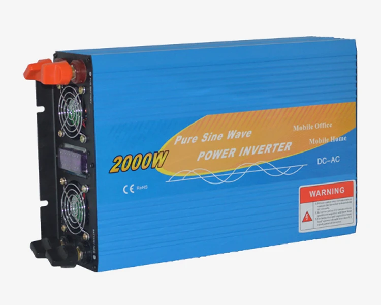 

12V/24V/48V 2000W Single Phase Pure Sine Wave Power Inverter Off Grid Solar Inverter DS-2000P