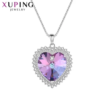 

Xuping Jewelry Heart Shaped Pendant Sweet Little Fresh Crystals from Swarovski Lovely Valentine's Day Gifts for Women M67-4017