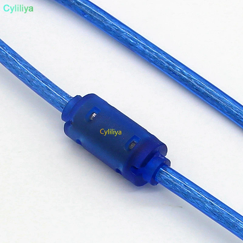 100 шт. USB2.0 кабель для принтера тип A штекер-Тип B Мужской Двойной экранирующий синхронизатор сканер данных Высокая скорость для hp canon epson