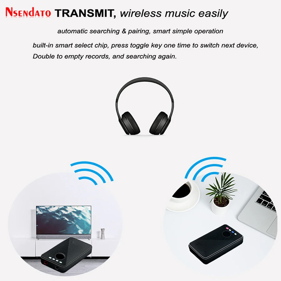 B8 Bluetooth 4 1 Беспроводной аудиоприемник Ricevitore Transmetteur 2 In 3 5 мм Aux музыкальный адаптер