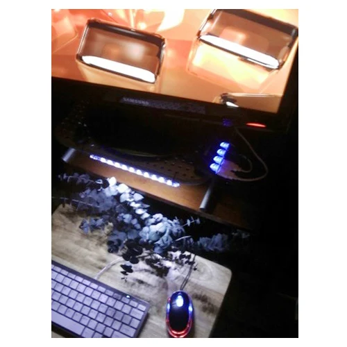 Крутой Модный 10 широкоугольный светодиодный энергосберегающий USB СВЕТОДИОДНЫЙ светильник для ноутбука