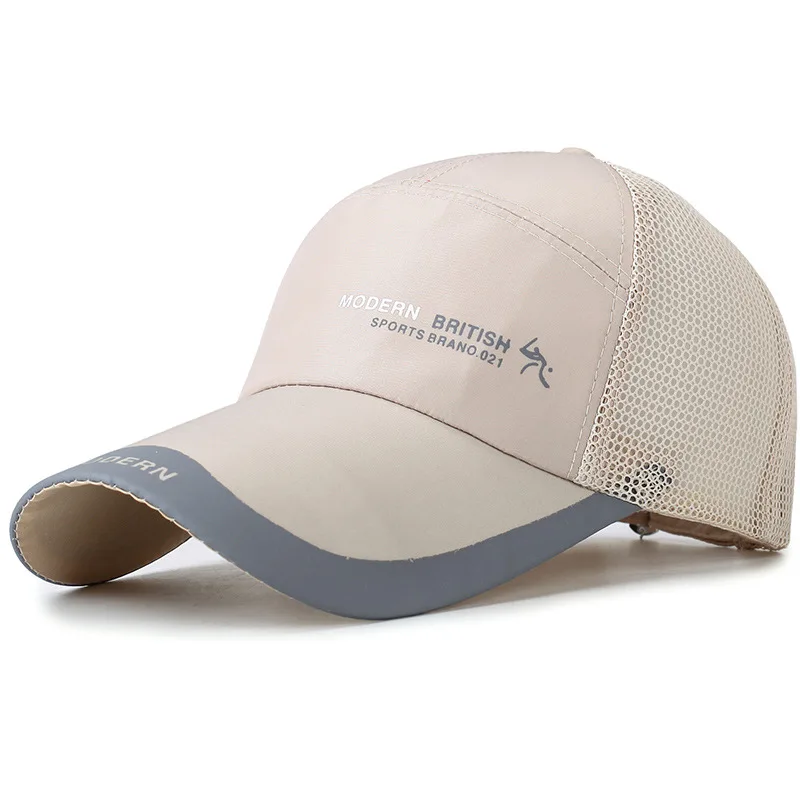 Черная бейсболка Snapback мужская летняя дышащая сетчатая шляпа кепка для папы Кепка