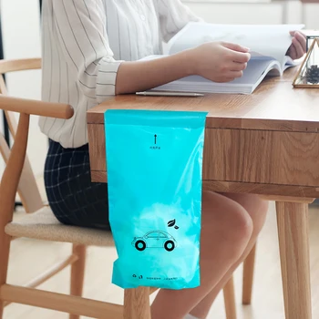 

5 Colors Trash Bags Disposable Stickers Portable Environmental Protection Waterproof Travel Car Home Kitchen Storage Bag