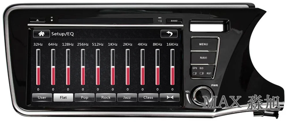 Clearance MAX 2 din 8" Car DVD Player For Right Driving Honda City Radio RDS GPS Navigation System Free Map 3G 1080P Bluetooth call/music 6