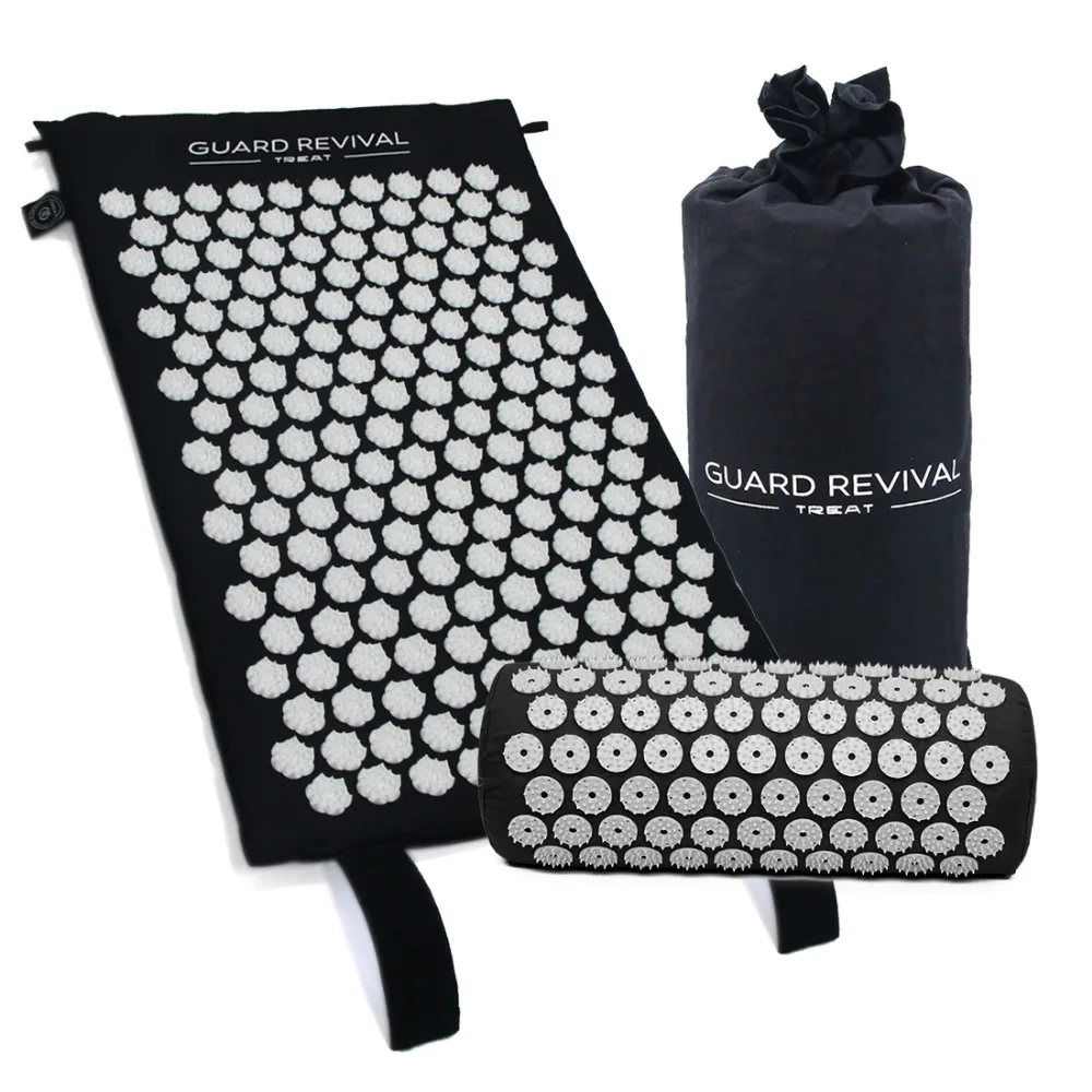 Wellness Therapy Acupressure Mat & Pillow Set Relieve Back And Neck