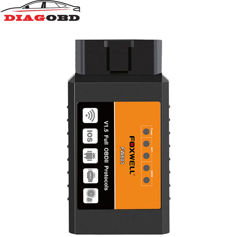 FOXWELL OBD2 WI FI ELM327 V1.5 для iPhone 1 5 V Android инструмент диагностики Wi Fi ODB II|Анализатор