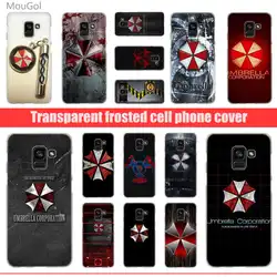 Resident Evil Umbrella Corporation Мода Жесткий Чехол для samsung Galaxy A6 A5 A8 A7 2016 2017 2018 Grand Prime Note 9 8