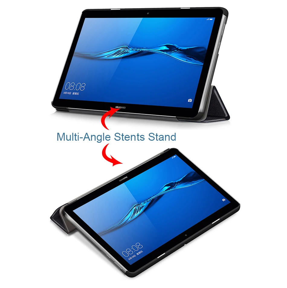 MTT защитный чехол для huawei T3 10 AGS-L09 L03 Honor Play Pad 2 9,6 дюймов Тонкий чехол из искусственной кожи с откидной крышкой и подставкой чехол для планшета