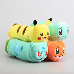 JP Аниме 4 стиля Пикачу Сквиртл Bulbasaur Charmander милая плюшевая сумка Детская маленькая сумка Плюшевые игрушки куклы 25*10 см