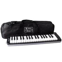 Swan 37 Key Melodica Education Musical Instruments Black ABS Keyboard Teaching Music-fundamentals Mouth Organ For Beginner SW37K