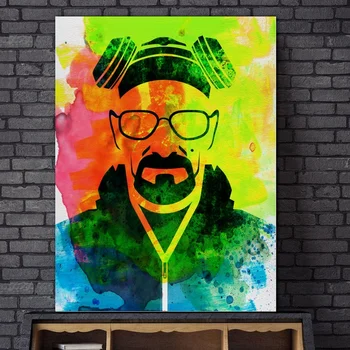 

BreakingBad Walter White Art Canvas Poster Wall Pictures for Living Room