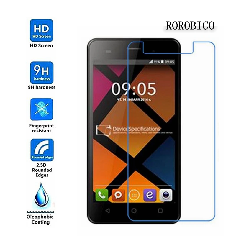 Закаленное стекло ROROBICO для BQ Aquaris S5020 5020 M4.5 A4.5 E4 X/X Pro защита экрана 9H
