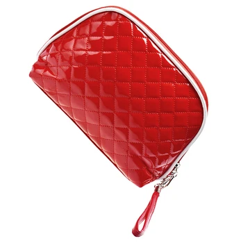 

2 Pcs of (COSW Hot Portable Waterproof Multifunction Cosmetic Bag Travel Package Makeup Bag Case red #6)