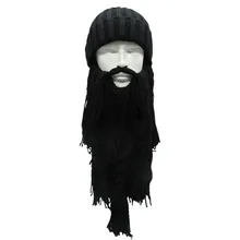 Творческий шапочки вязаные Для мужчин шапки осень-зима теплые Викинг шапочки борода Шапки смешной шляпе вечерние Хэллоуин фестиваль подарок на день рождения