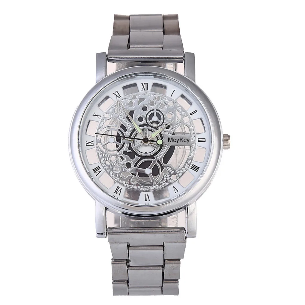 

Fashion Masculino Luxury Watches Quartz Watch Stainless Steel Dial Casual Bracele Casual Durable power Round dial Solid watches