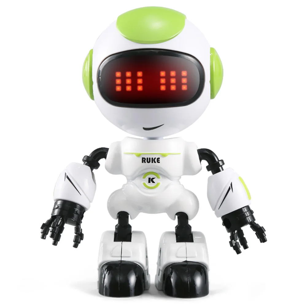 

JJRC R8 Touch Sensing LED Eyes RC Robot Smart Voice DIY Body Gesture Model Toy Figures Automatic Power Saving Mode Robots Toys