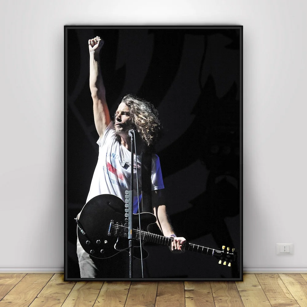 Шелковый плакат Chris Cornell Soundgarden 12x18 24x36inch|Рисование и каллиграфия| |